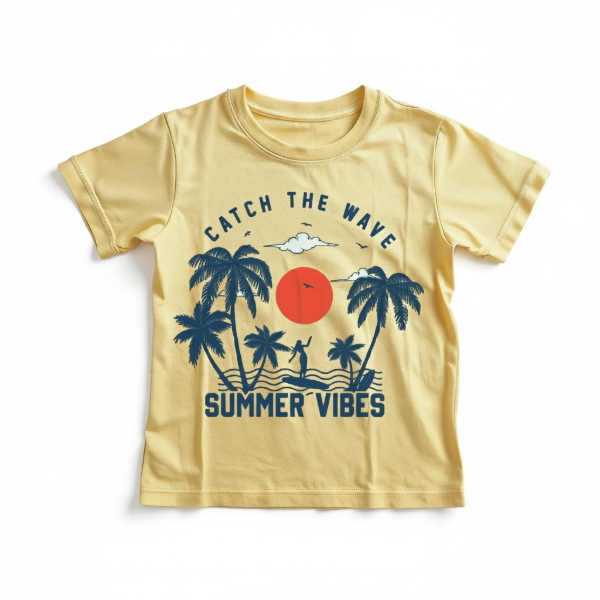 Producto - Remera Infantil Catch The Wave Summer Vibes