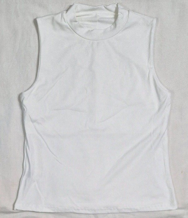 Producto - Musculosa cuellito (Blanco T. M)