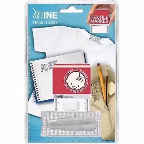 Producto - Sello Textil y para papel con Abecedario para Armar