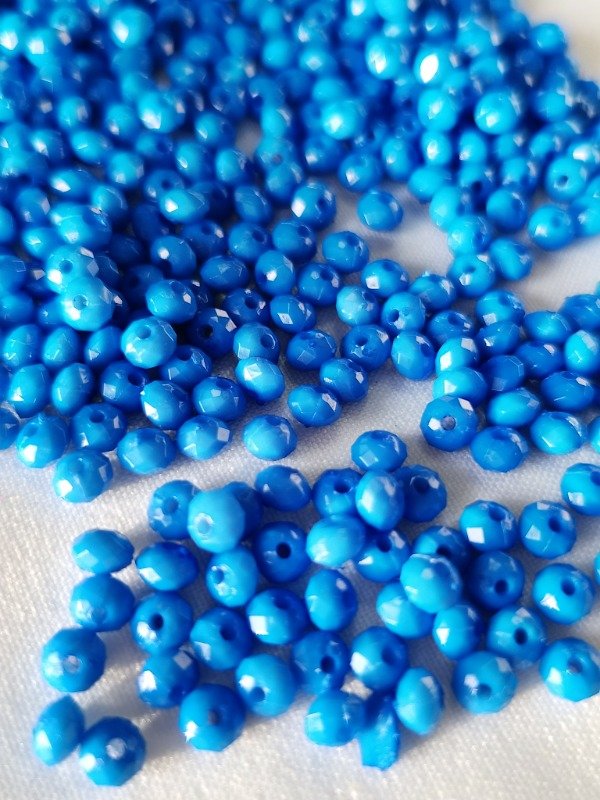 Producto - Donas 6 mm fasetadas azul - 1