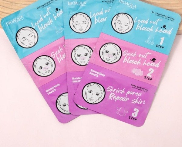 Producto - Máscara 3 pasos para sacar  puntos negros Bioaqua