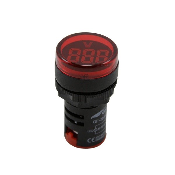 Producto - Voltimetro de Panel (VAC) diametro 22mm Gralf