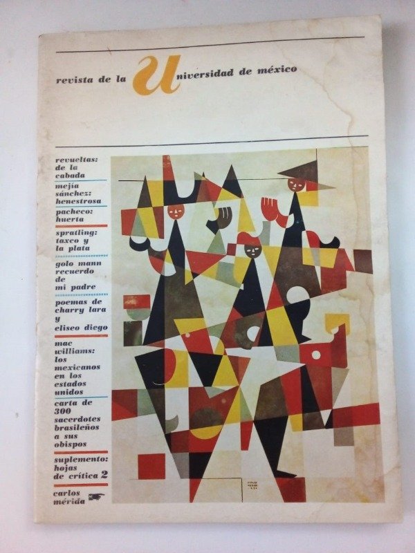 Producto - Revista de la Universidad de México #11 - Julio 1968 - Mejía Henestrosa