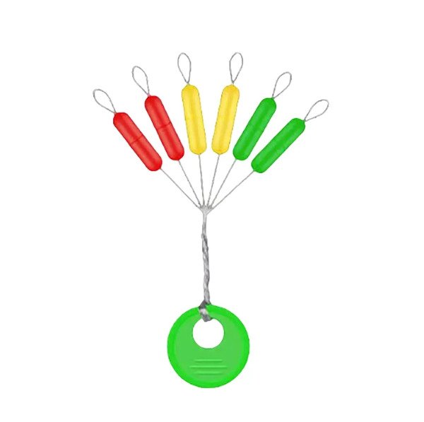 Producto - Nudo Corredizo Tipo Cilindro de 3 Colores 5 Pack de 6 nudos - 0