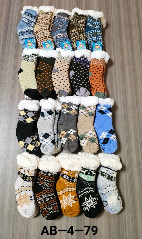 Producto - PANTUMEDIA CON CORDERO NIÑO ANTIDESLIZANTE DOLEMISO (x6)