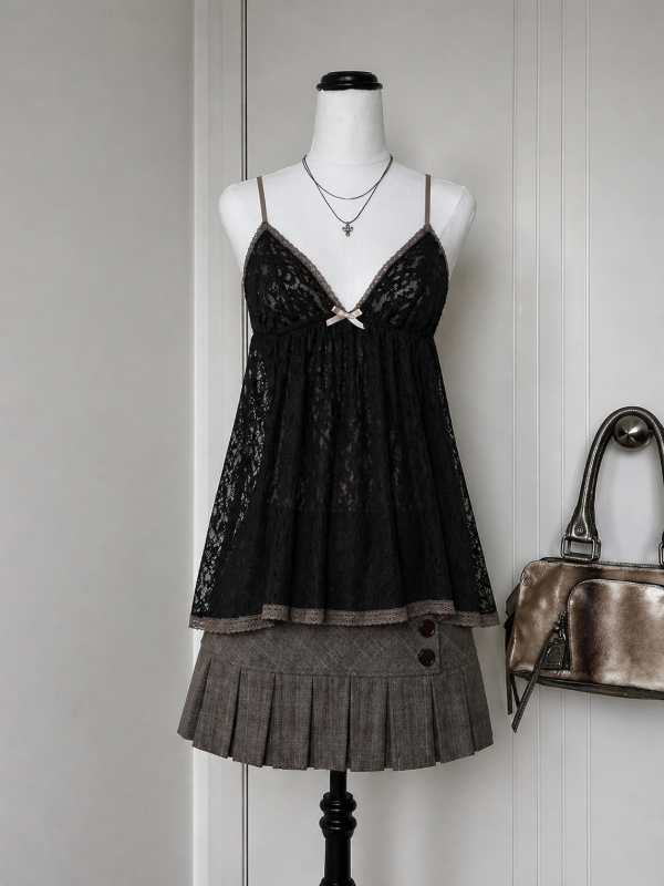 Producto - Baby Doll Black and Brown Talle S/M