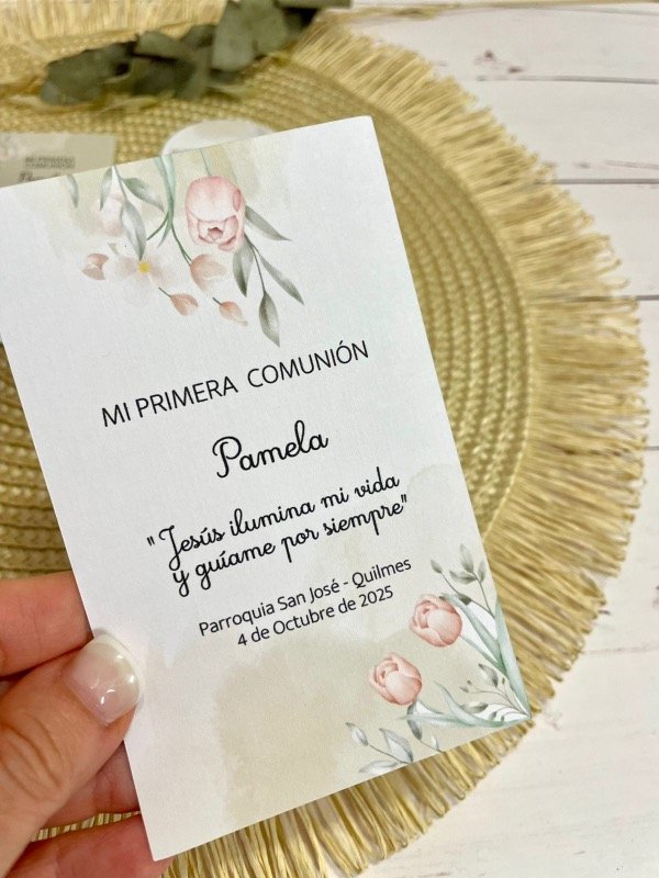 Producto - Estampita Pamela