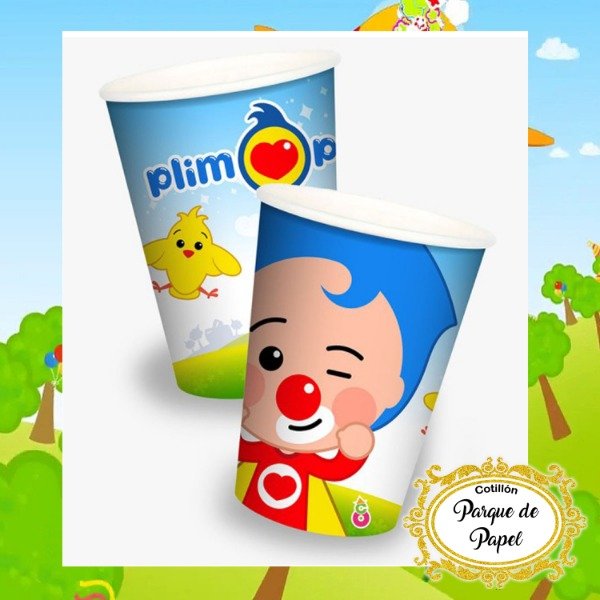 Producto - Vasos Payaso Plim Plim (x10 u.)