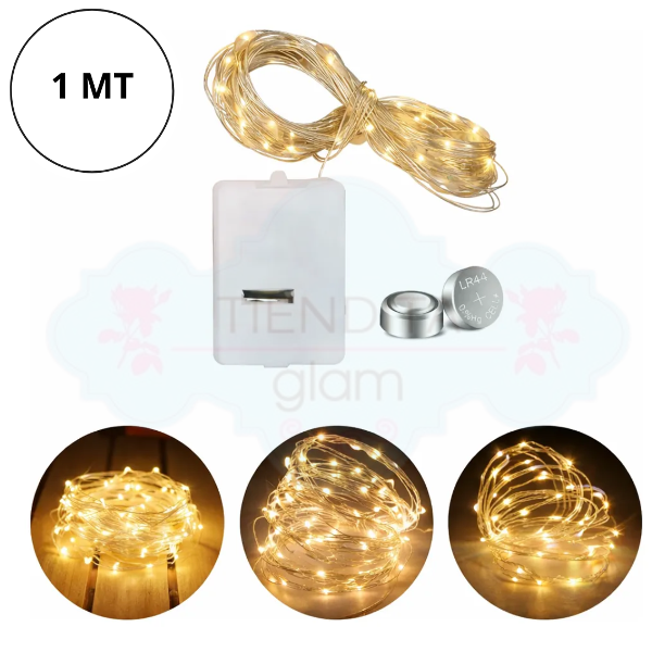 Producto - TIRA ALAMBRE LED CALIDA 1 MT - 0