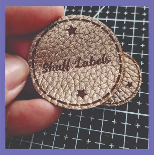 Producto - Etiquetas Cuero FLOTTER METALIZADO