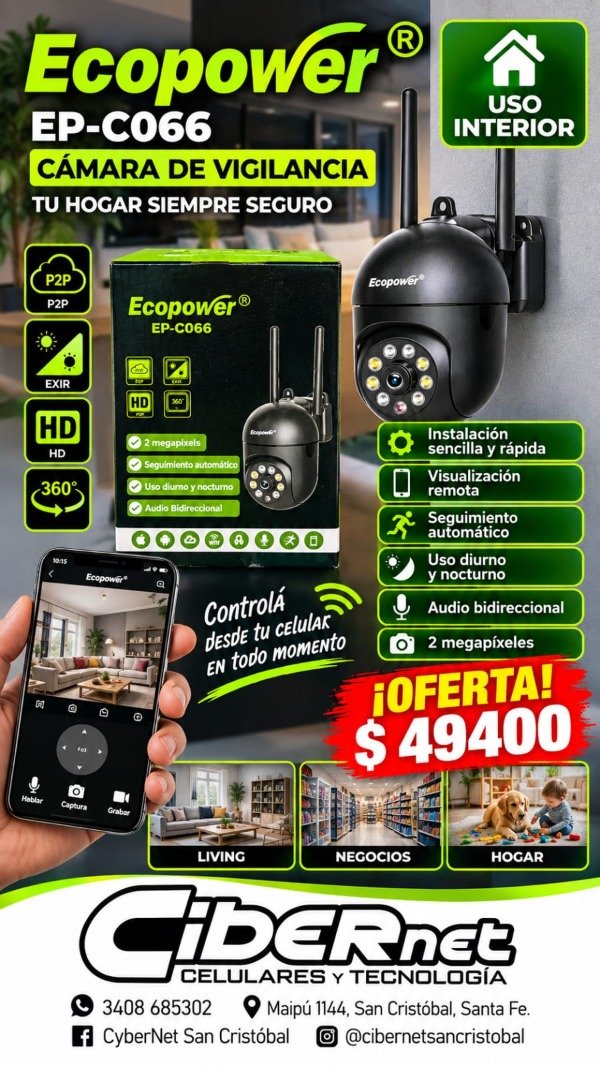 Producto - Camara de seguridad Ecopower ep-c066
