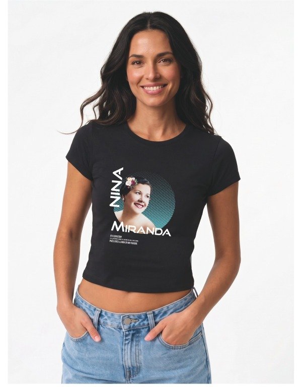 Producto - Remera Nina Miranda - Negra - 0