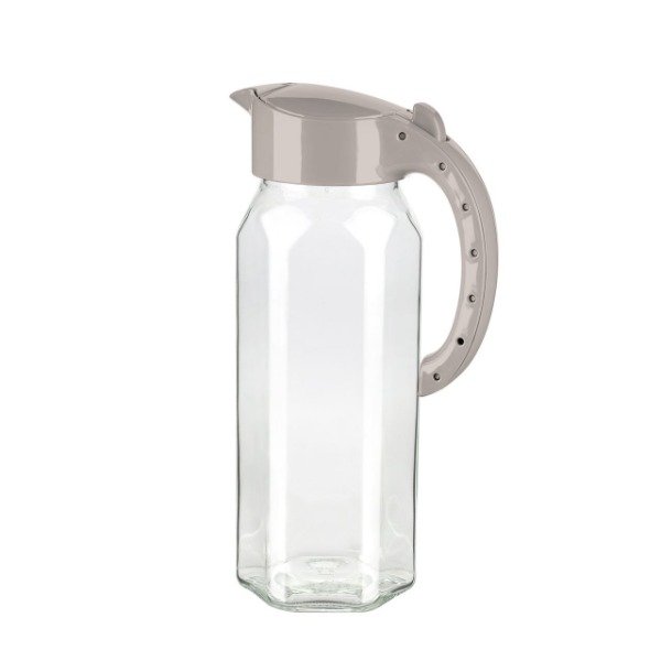 Producto - JARRA DE VIDRIO CON MANIJA PLASTICA Y PICO VERTEDOR 1.5LT 27CM - 5