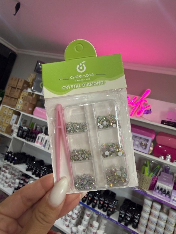 Producto - Strass varias medidas con pinza tornasol