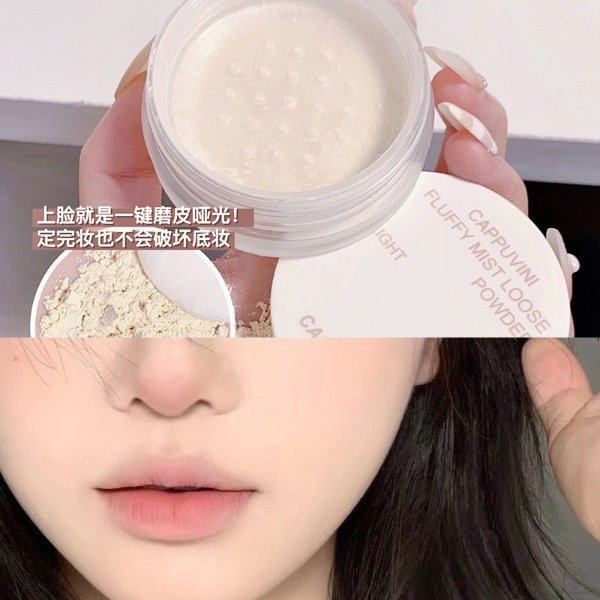 Producto - Polvo traslucido volátil fluffy mist loose powder - Cappuvini - 3
