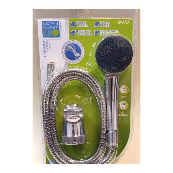 Producto - 12365   KIT DUCHADOR+FLEXIBLE+SOPORTE REGULA