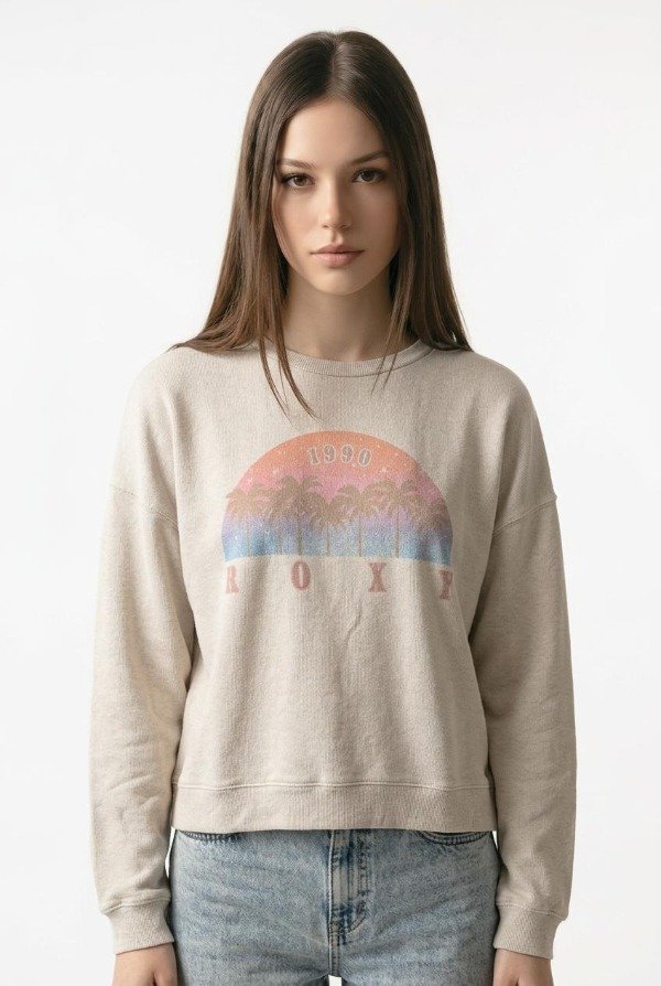 Producto - BUZO DAMA ROXY MORNING HIKE I CRUDO