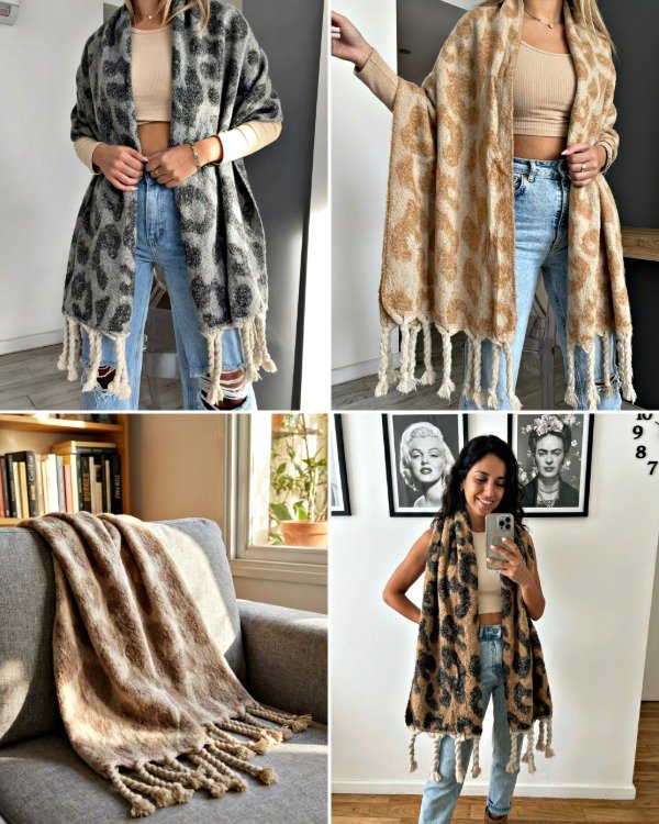 Producto - Bufandones Nube Animal Print (Pack x6) - 0