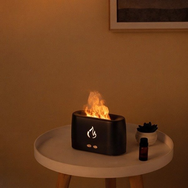 Producto - Difusor Humidificador Luz Llama - 0
