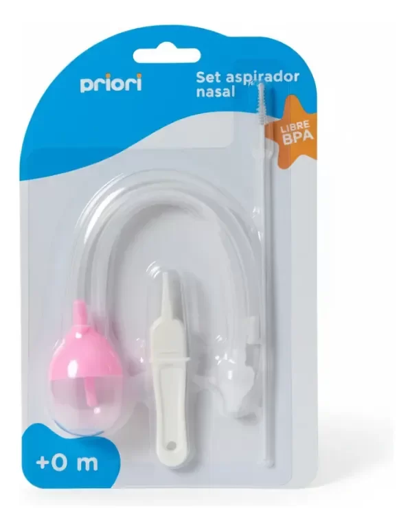 Producto - SET ASPIRADOR NASAL CON PINZA PRIORI