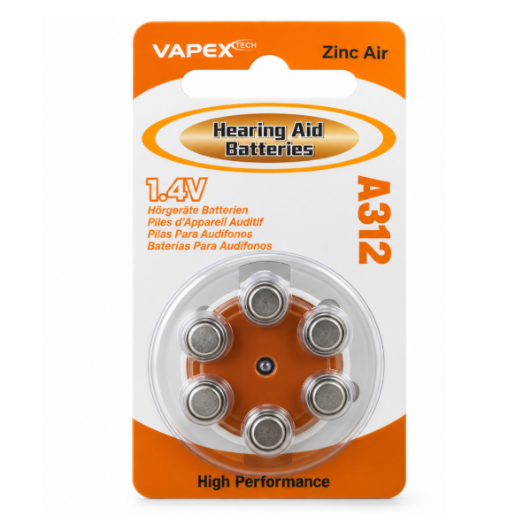 Producto - Pilas A312 VAPEX pack 6
