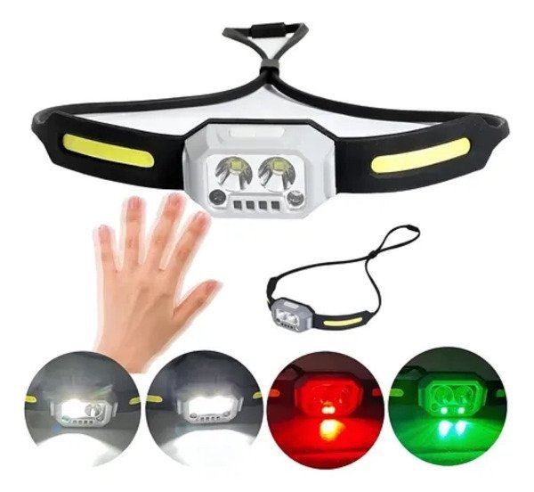 Producto - Linterna minero recargable con sensor