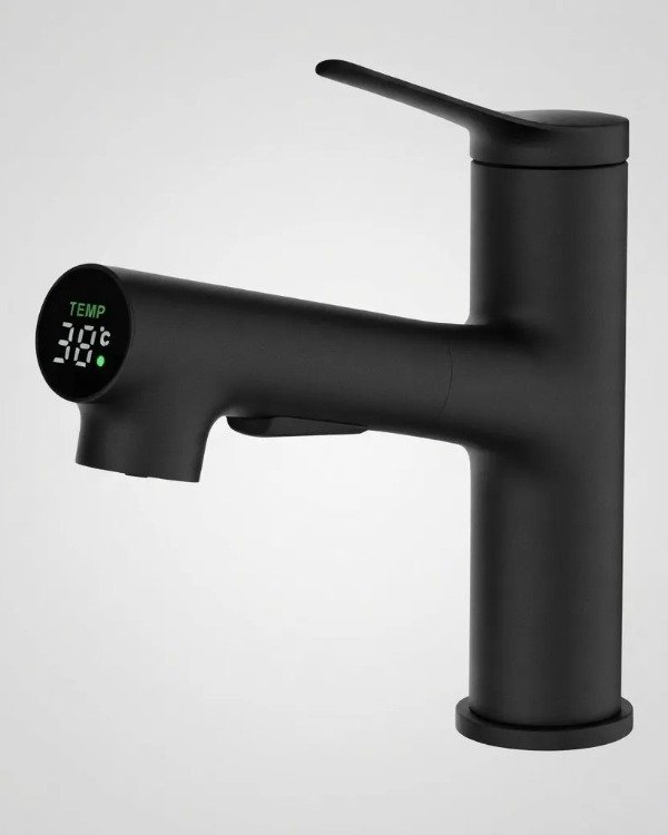 Producto - Grifería Monocomando Inteligente Cilíndrica Con Display Led Premium - 6