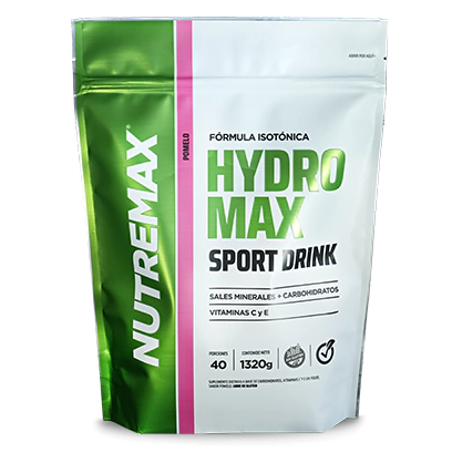 Producto - Hydromax Sport Drink Doypack - 1320 gr - Rinde 40 serv - Pomelo