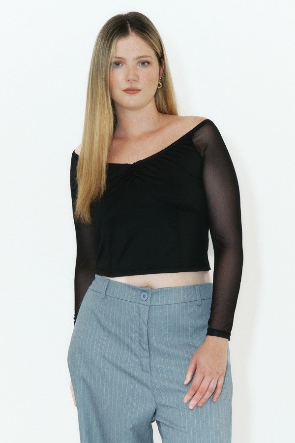 Producto - TOP NARCISO negro
