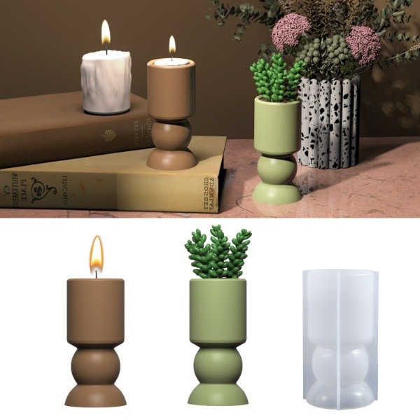 Producto - Molde de silicona florero diseño