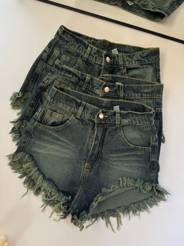 Producto - Short óxido localizado bolsillo