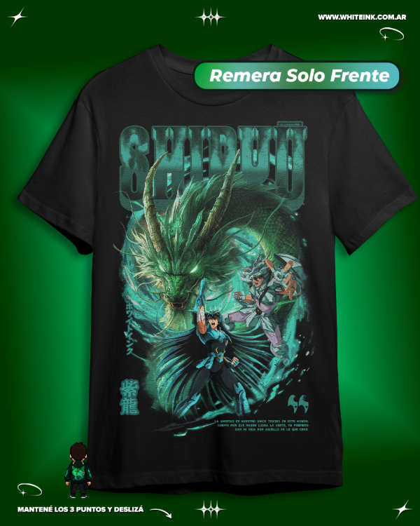 Producto - Remera Shiryu Solo Frente grande - Pre Venta