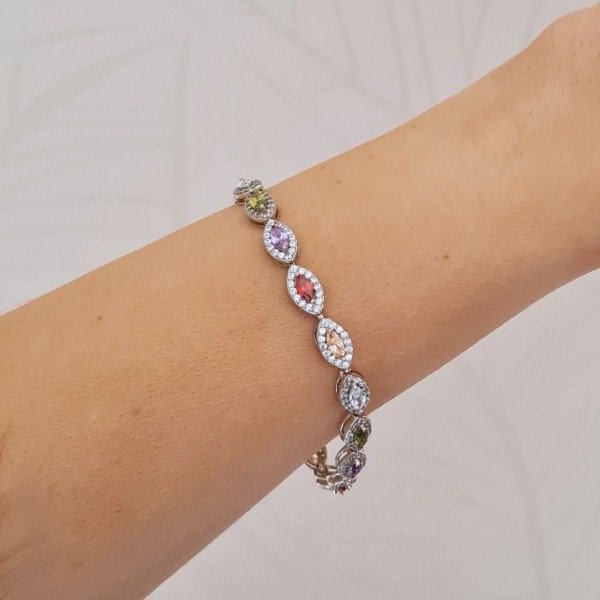 Producto - Pulsera hojitas multicolor