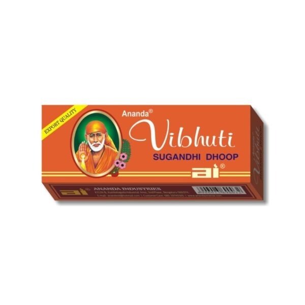 Producto - Dhoops Ananda vibuthi x 12 unid.