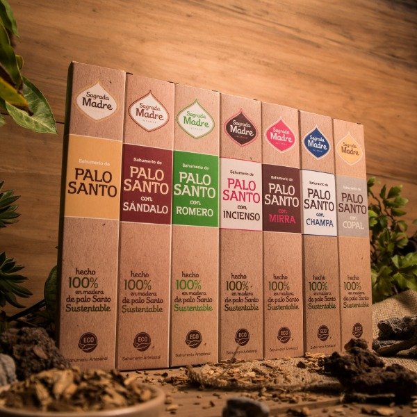 Producto - Sahumerios "Palo santo sustentable" x8 u.