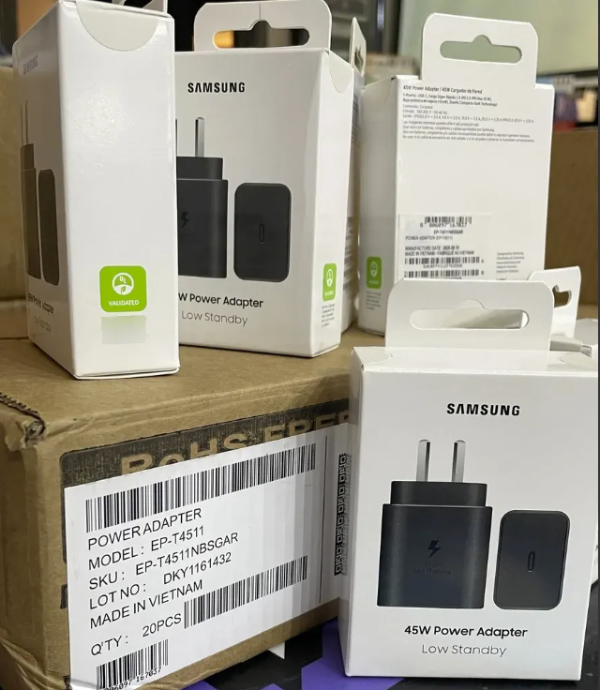 Producto - Cargador Original Samsung de 45 W(Ultra Rápido) sin cable - 1
