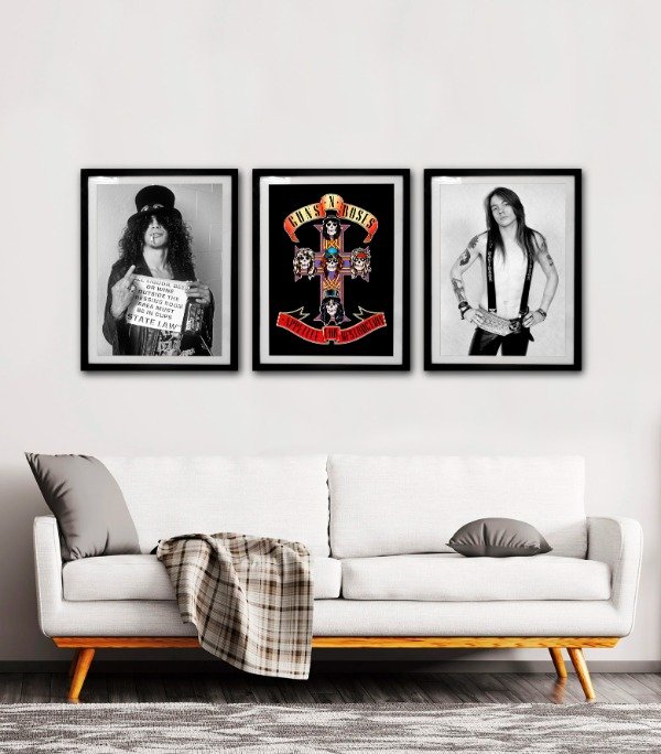 Producto - COMBO GUNS N ROSES 3 CUADROS (Nro 184)