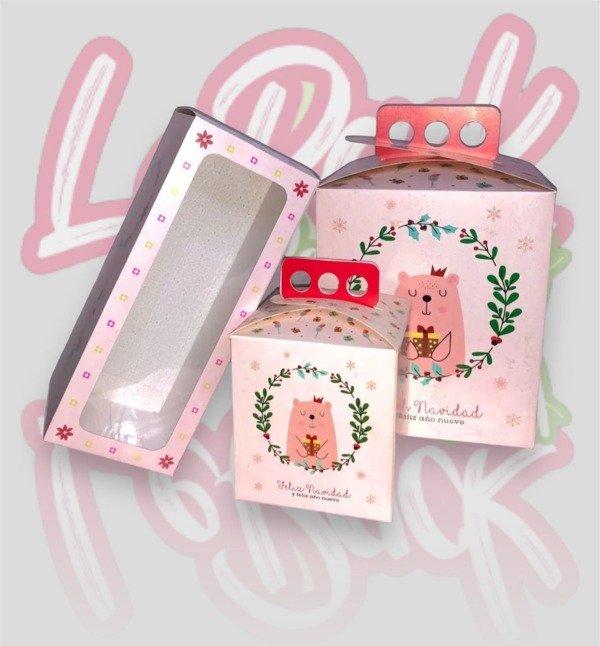 Producto - Pan Dulce Diseño Dulce Navidad Individual 10,5x10,5x11,5
