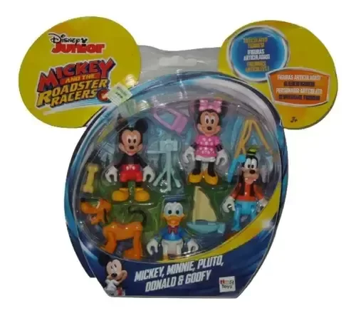 Producto - Fallado!!! Mickey And The Roadster Racers Blister X 5 Pesonajes
