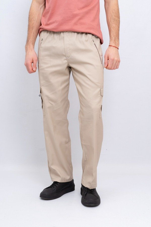 Producto - 804 - Pantalón Náutico Gabardina Cargo Bolsillo con Cierre