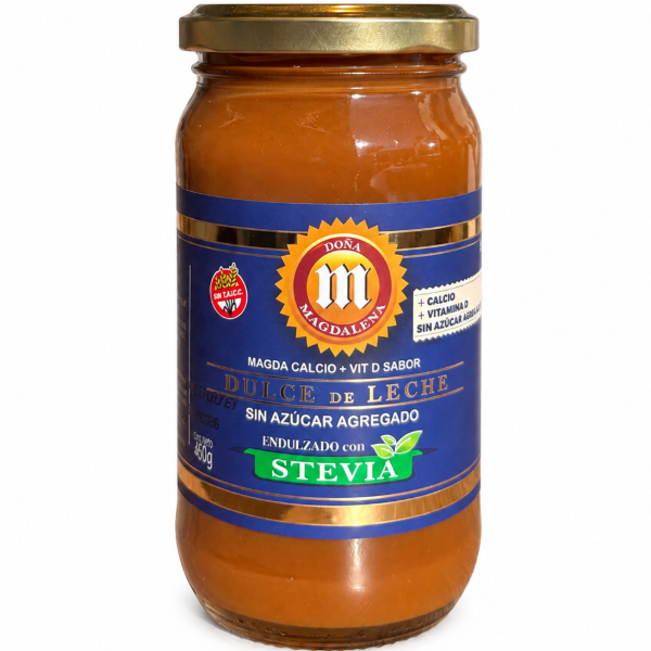 Producto - DULCE DE LECHE CON STEVIA DOÑA MAGDALENA 400gr