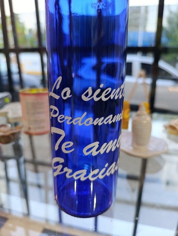 Producto - Botella azul Hóponopono