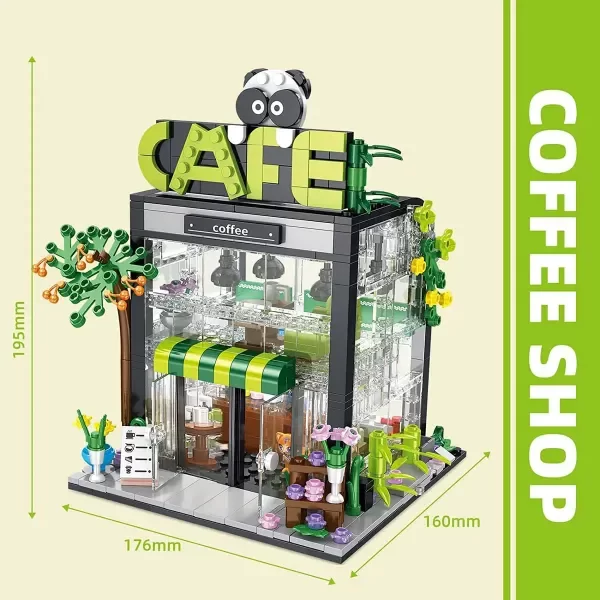 Producto - Simil Lego Panda Coffee Shop -552PCS