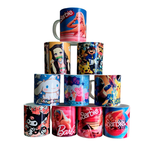 Producto - COMBO TAZAS POLIMERO PERSONAJES SURT X3 UNIDADES