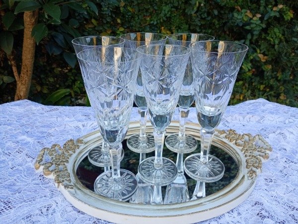 Producto - Juego de 6 copas de cristal para vino tinto - 4