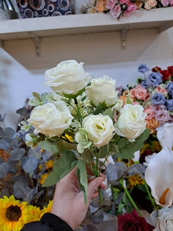 Producto - Ramo Rosas Blancas Novia