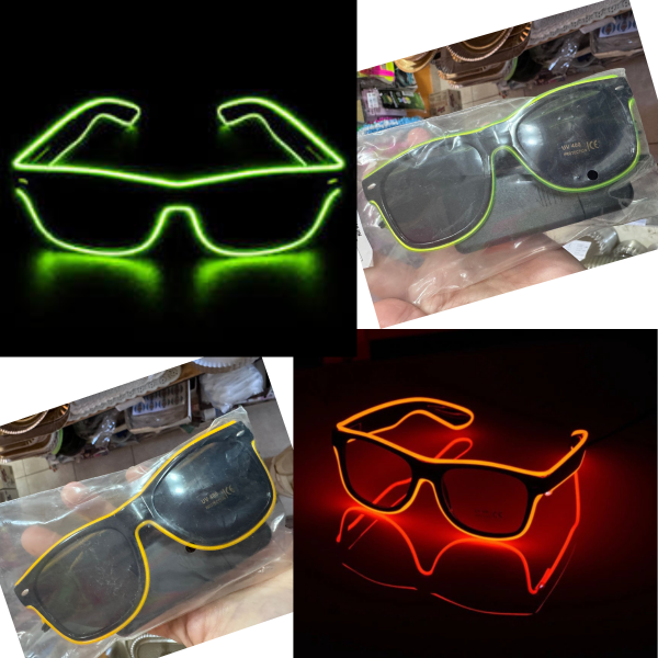 Producto - Anteojo con Luz Led x1 - varios colores -