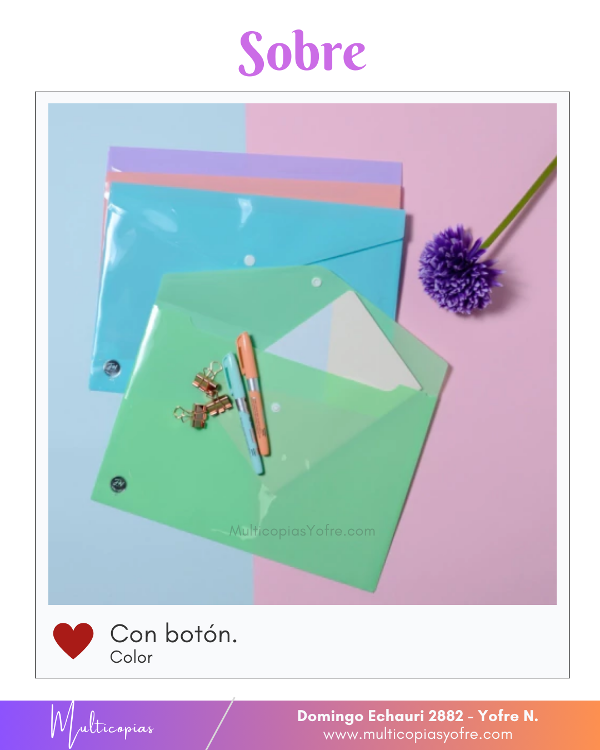 Producto - Carpeta de presentación