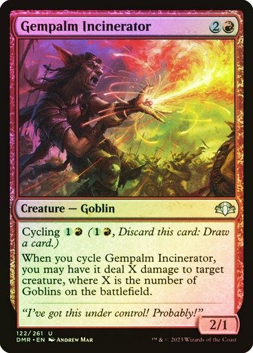 Producto - Gempalm Incinerator Foil  Dominaria Remastered