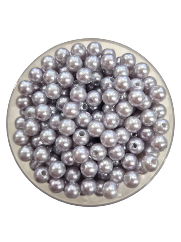 Producto - CUENTAS BOLITAS NACARADAS GRIS